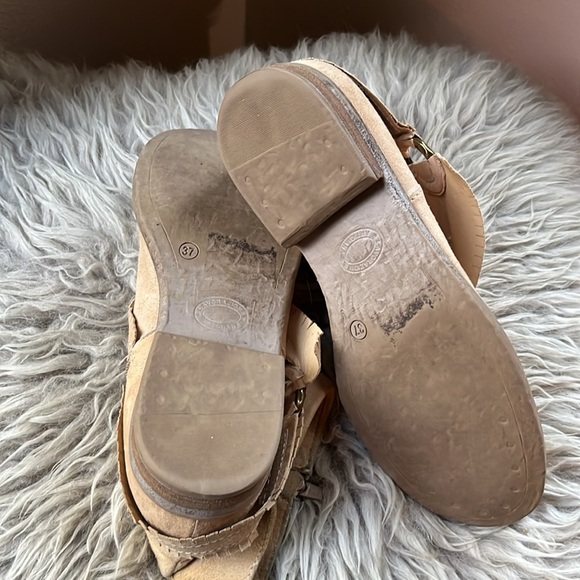 SUNDANCE CATALOG tan suede western bootie - Picture 5 of 5